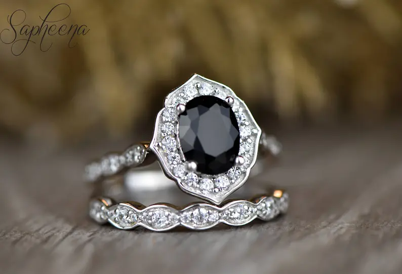 black-moissanite-engagement-ring