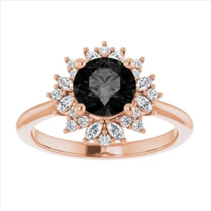 rose-gold-black-diamond-rings