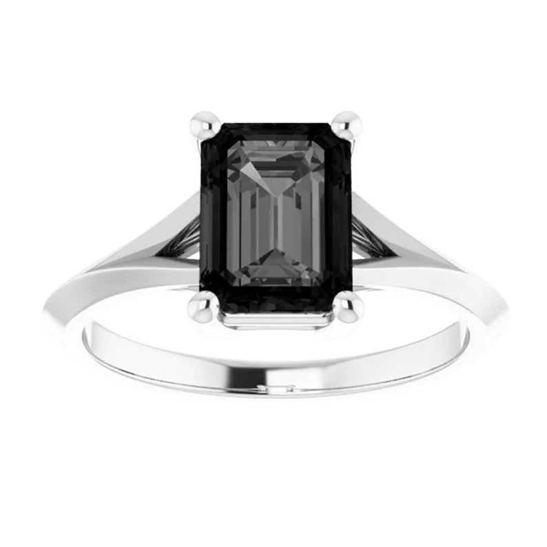 emerald-cut-black-diamond-ring