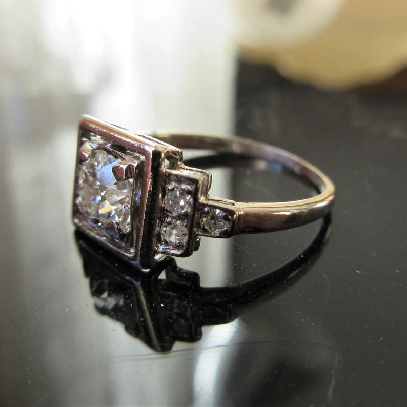 art-deco-vintage-engagement-rings-canada